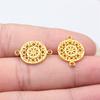 Connettori Fiore a Lavoro Aperto Gancio per Ciondolo Colore Bronzo Antico Creazione Gioielli Accessori Fatti a Mano Connettori per Ciondoli