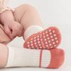 3/6 Pairs Baby Floor Socks with Grips Breathable Cotton Non-Slip Socks for Toddlers 0-5 Years