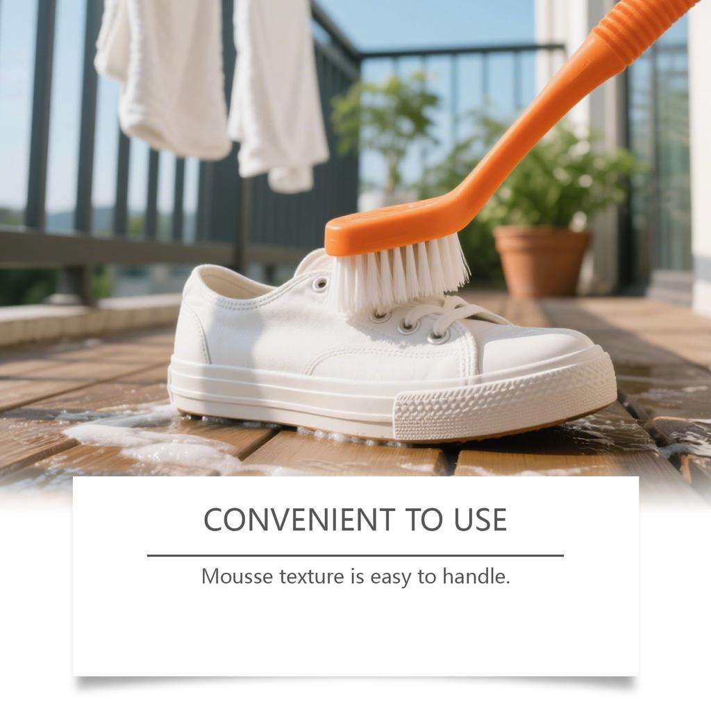Schuhreinigungsschaum kann Schmutz entfernen, ohne die Schuhe zu beschädigen, und die Schaumtextur hält das Schuhobermaterial sauber, 100 ml