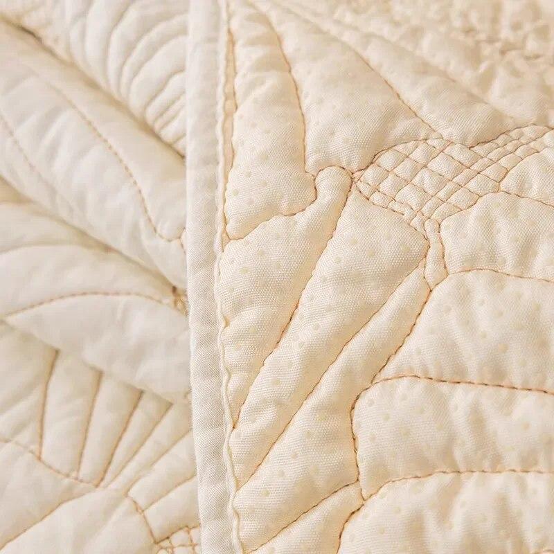 Four Seasons Cotton Non-Slip Sofa Cushion Pure Cotton Beige Summer Nordic Cushion Universal Sofa Towel Cover Cover Cloth