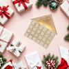 Calendario Conto alla Rovescia di Natale Villaggio Avvento in Legno Luce LED 24 Giorni Cassetto Ricaricabile Calendario Conto alla Rovescia Festivo Riutilizzabile