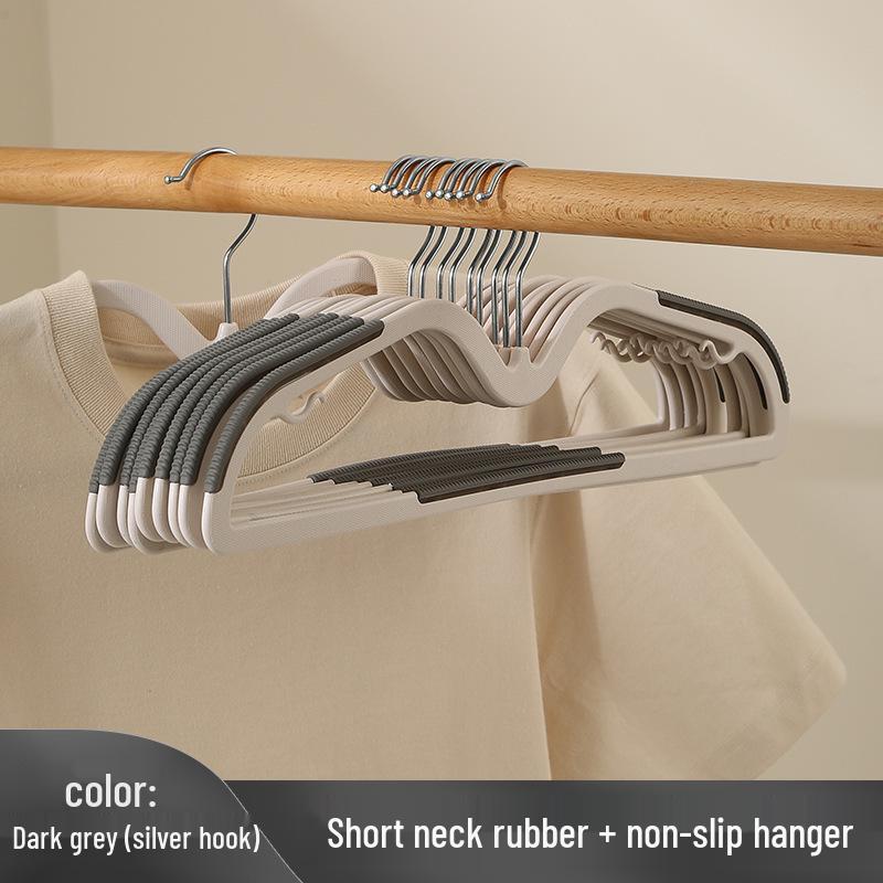 Anti-Slip, No-Indent Clothes Hangers with Thickened Design for Home Storage