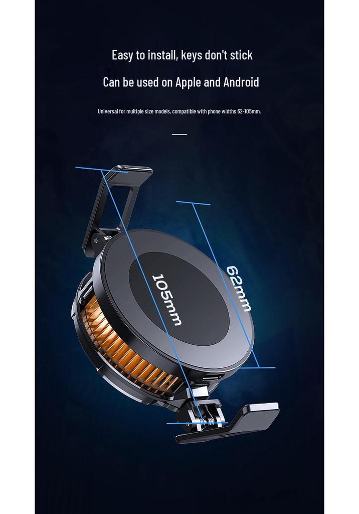 2024 CX07 Magnetic Semiconductor Phone Cooler with Back Clip