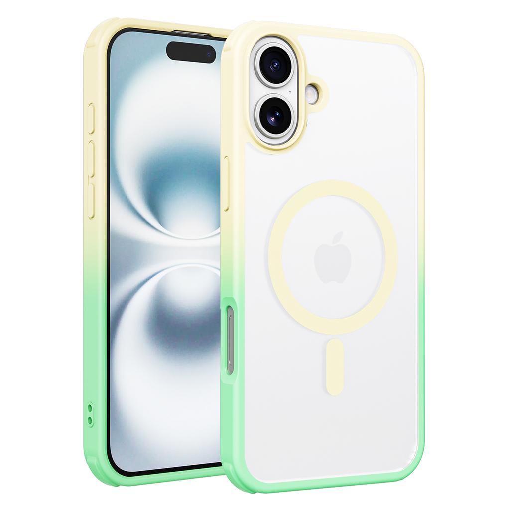 For iPhone 16 Plus Magnetic Case Compatible with MagSafe TPU+PC Phone Cover