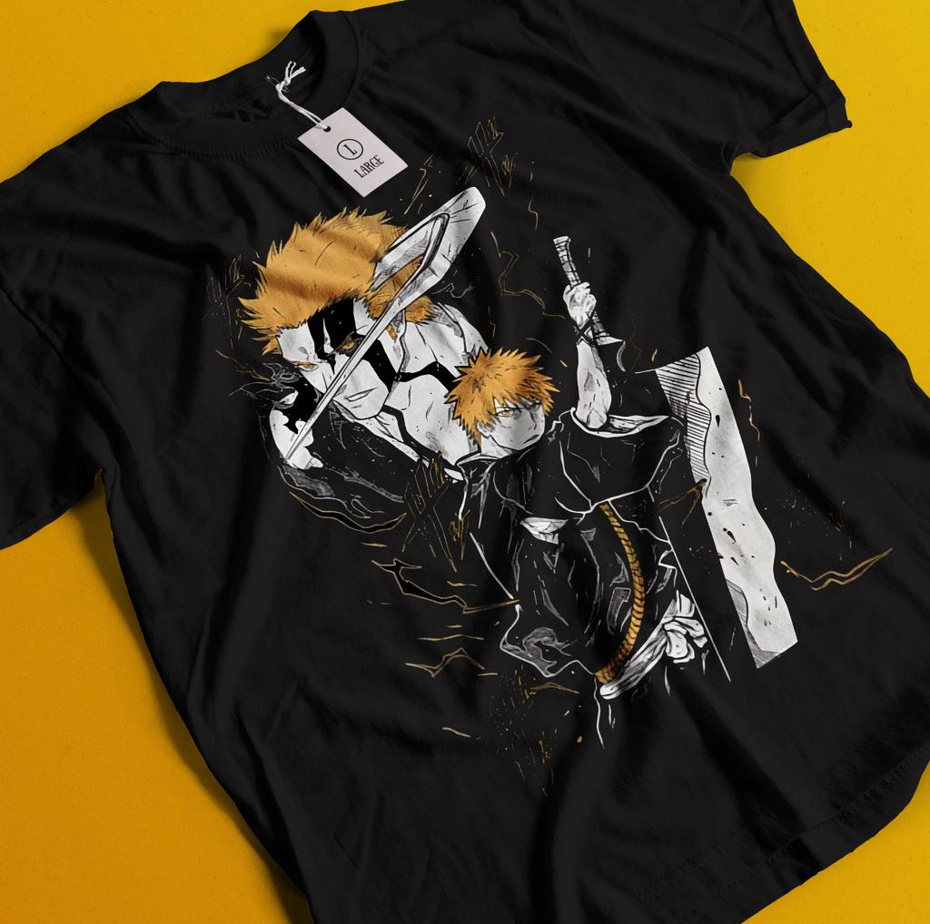 Ichigo Bankai Anime Unisex TShirt All Size 5