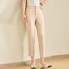 Jianhu Mid-Aged Women's High-Waist Cropped Tapered Casual Pants