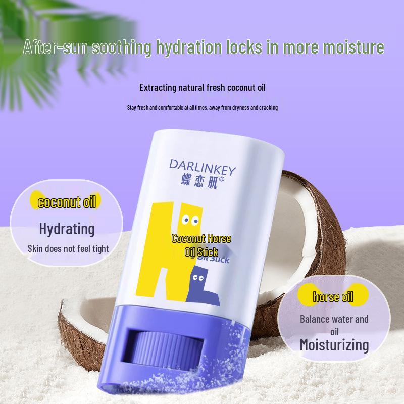 

Увлажняющий стик Butterfly Love Кокос и Лошадиное масло - Уход за кожей против обветривания Осень/Зима