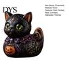 Creative Gift for Dark Aesthetic Lovers Midnight Witches Cat Duck Figurine, Fantasy Resin Mystical Animal Statue Home Statue, Gothic Cat-Duck