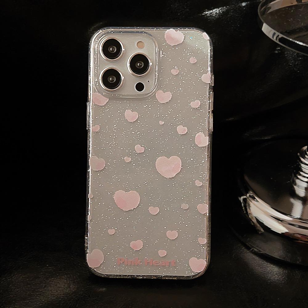 Creative Pink Heart Case for iPhone 17 iPhone 17 Pro Max