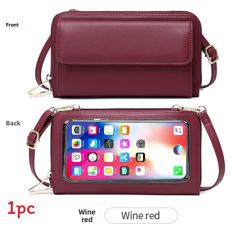 Rfid Wallet Phone Purse With Zipper Closure For Womens Daytoday Carry