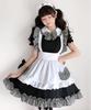 [Milky Time] Maid Lolita Dress, Mini Length, Gingham Check, Ruffles (M)