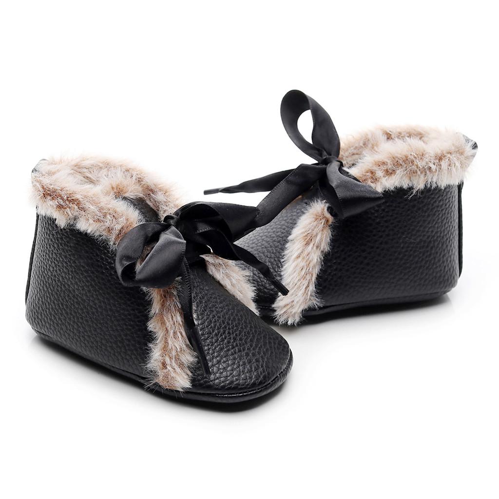 

Детские сапоги, теплая обувь для новорожденных девочек и мальчиков, обувь для первых ходунков, пинетки 11 чёрный