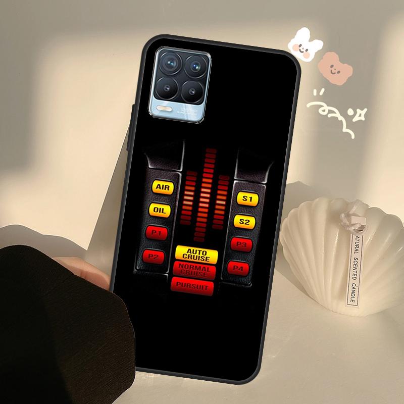 

Knight Rider KITT Car Case For Realme GT7 Pro GT6 C65 C67 C61 C53 C55 C51 C25 C63 C71 C75 11 12 13 14 15 Pro Plus Realme C15