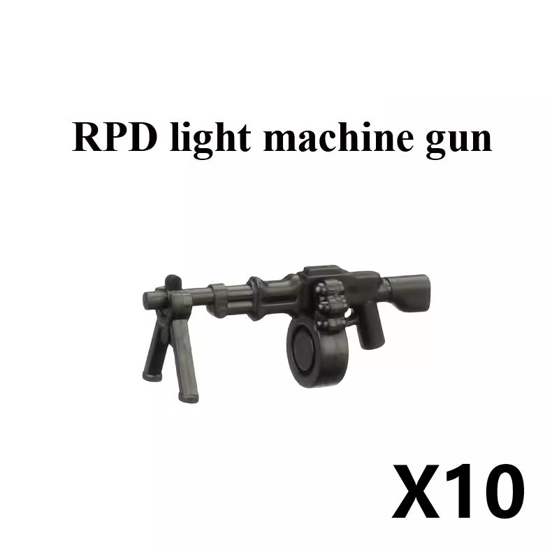 Military Building Block Set Military Supplies Waffen Accessory Soldier Colonel Helmet Gun Rifle M16 Waffen Box Ammunition Brick Toy