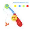 Baby Bath Toys Fishing Game for 2 3 4 Year Olds Toddler Kids Paddling Pool Toys with 2 Toy Fishing Rod 6 Fishing Toys,Baby Shower Bath Toys Water Play