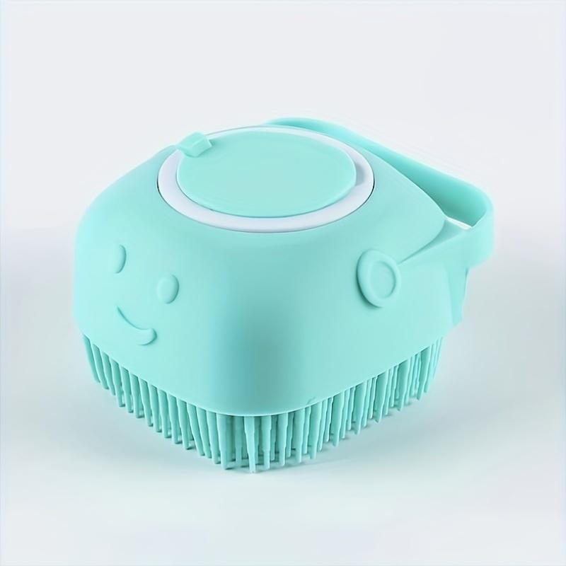 2-in-1 Silicone Pet Grooming Brush with Massage - Dual-Use Bathtub and Massage Tool, Ergonomic Handle, Gentle Exfoliation & Detangling, Durable Design