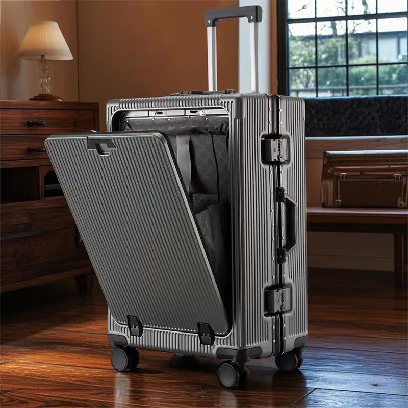 APLO 20-inch Front-Opening PC Hardside Spinner Luggage
