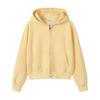 Silver Fox Velvet Women's 450g Heavyweight Hooded Sweatshirt - Short, Trendy Drop Shoulder Pullover for Autumn/Winter 
