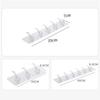 Transparent Plastic Glue Hooks Kitchen Bathroom Hooks Nail-Free Wall Hanger