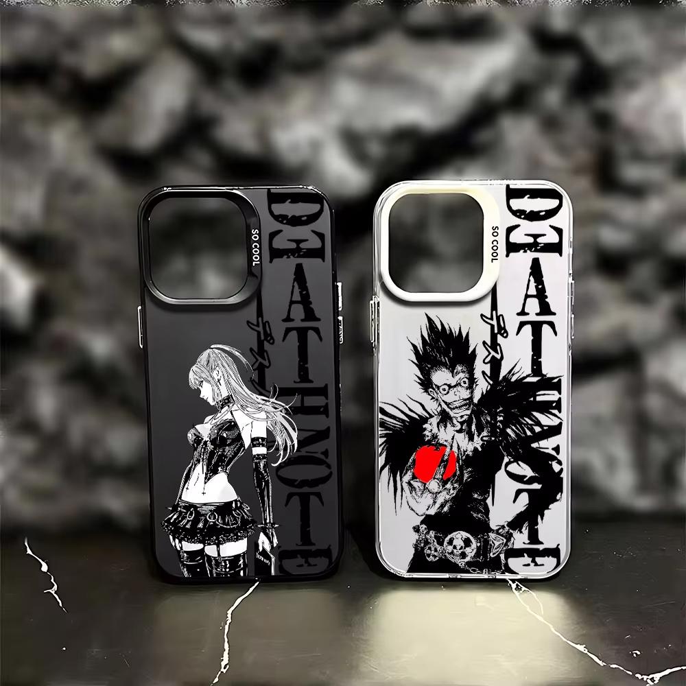 Anime Death Note Phone Case For iPhone 17 Air 16 E 15 14 13 12 11 Pro Max Plus Mini SE2020 2022 Anti Fall Matte Back Cover
