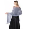 Loose Chiffon Shawl with Smooth Drape and Lightweight Texture. Perfect for Weddings, Holidays, Parties, Beaches, or Vacations, Adding Elegance