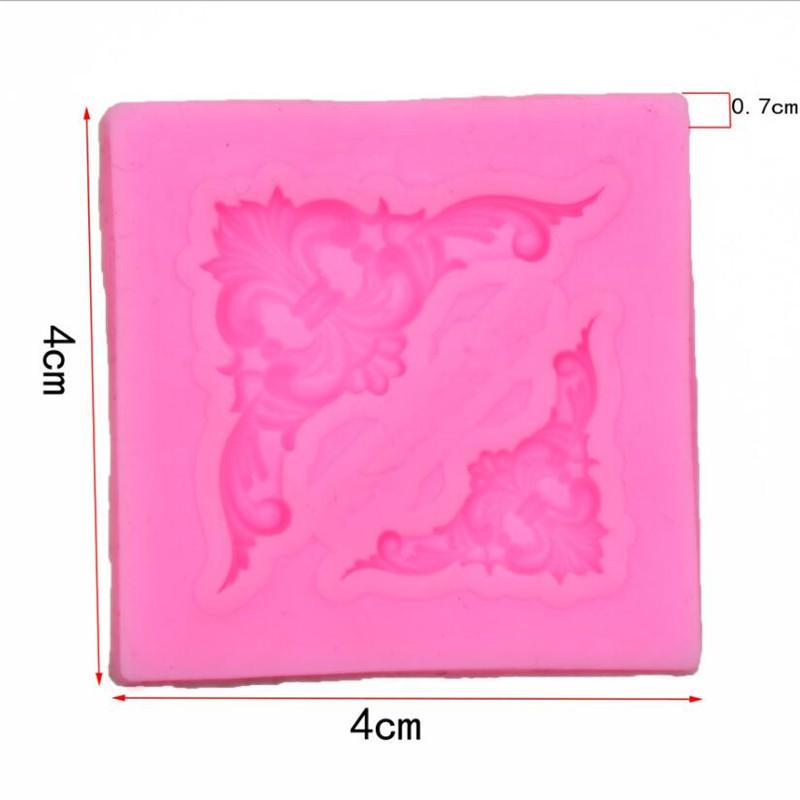 3D Baroque Crown DIY Sugarcraft Fondant Chocolate Silicone Cake Mold Vintage Relief Decorating Tools Kitchen Baking Pastry Decor