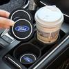 2025 Hot For Ford New Car Coaster Water Cup Bottle Holder Anti-slip Pad Mat Silica Gel For Ford B-Max Cmax Smax KA St Line Galax