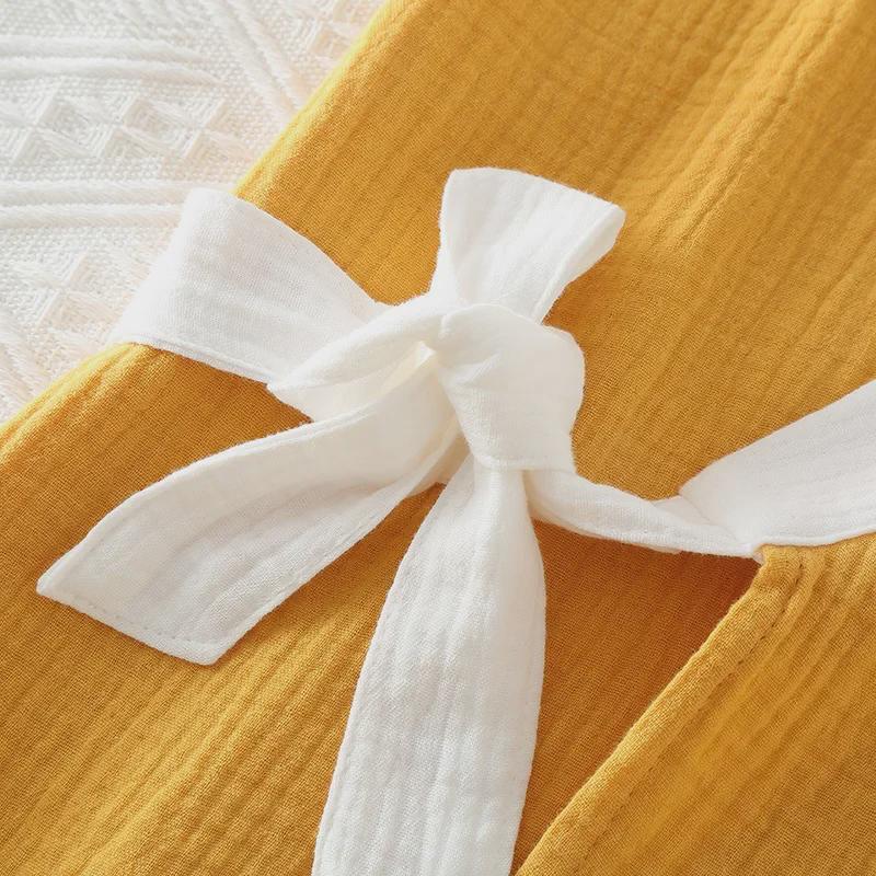Unisex Summer Crepe Gauze Wearable Sleeveless Bath Towel