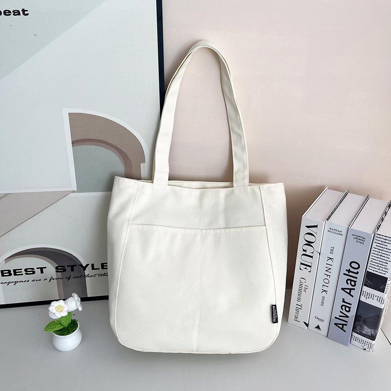 

Spacious Women s Canvas Crossbody Tote - Fashionable, Versatile Shoulder Bag for Students 31*14*33cm белый