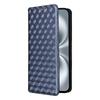 For iPhone 16 Wallet Case Rhombus Imprinted Leather Phone Cover