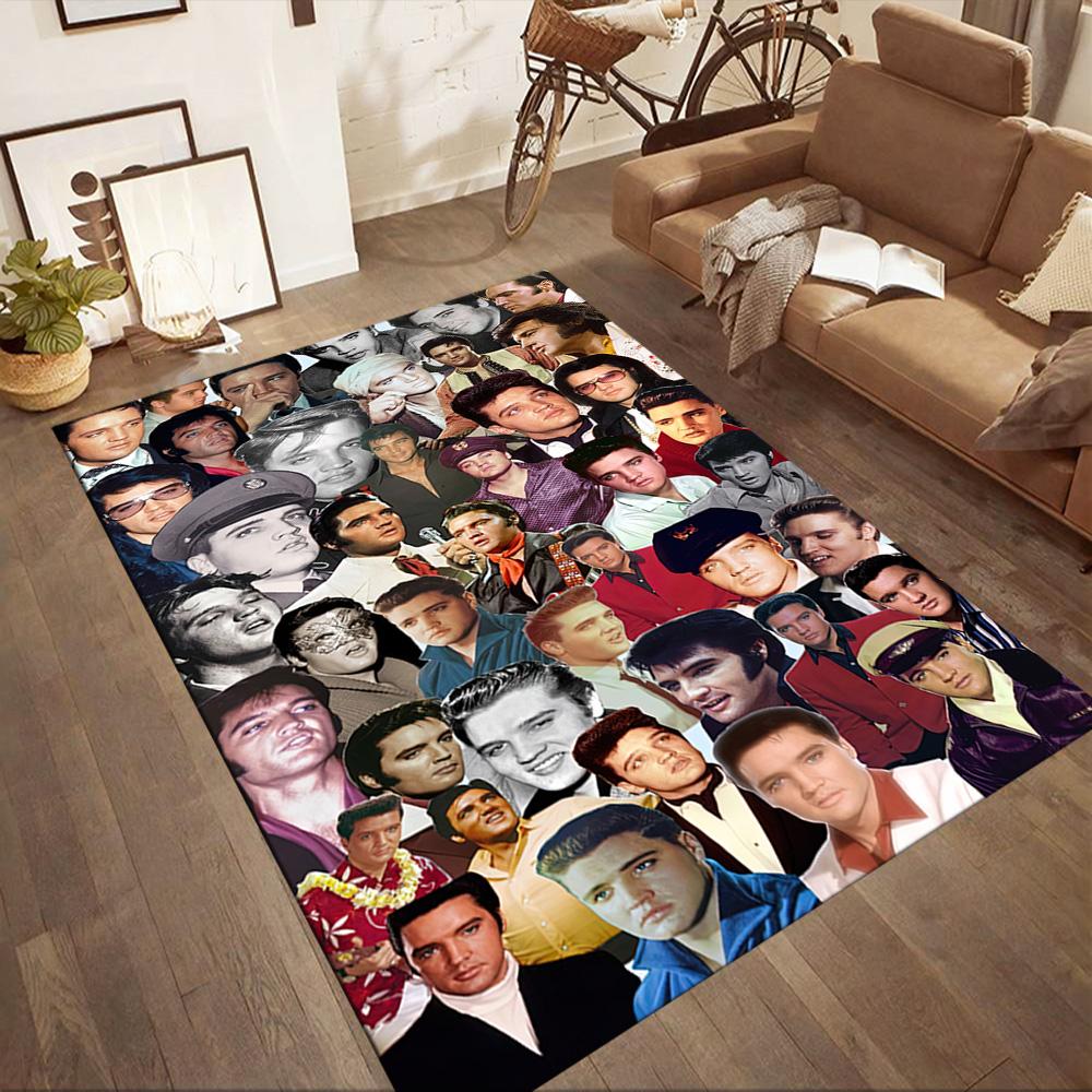 Elvis Floor Mat Design For Study Room Foyer Game Room Playrooms Antislip Rug Office Home Decor Best For Christmas