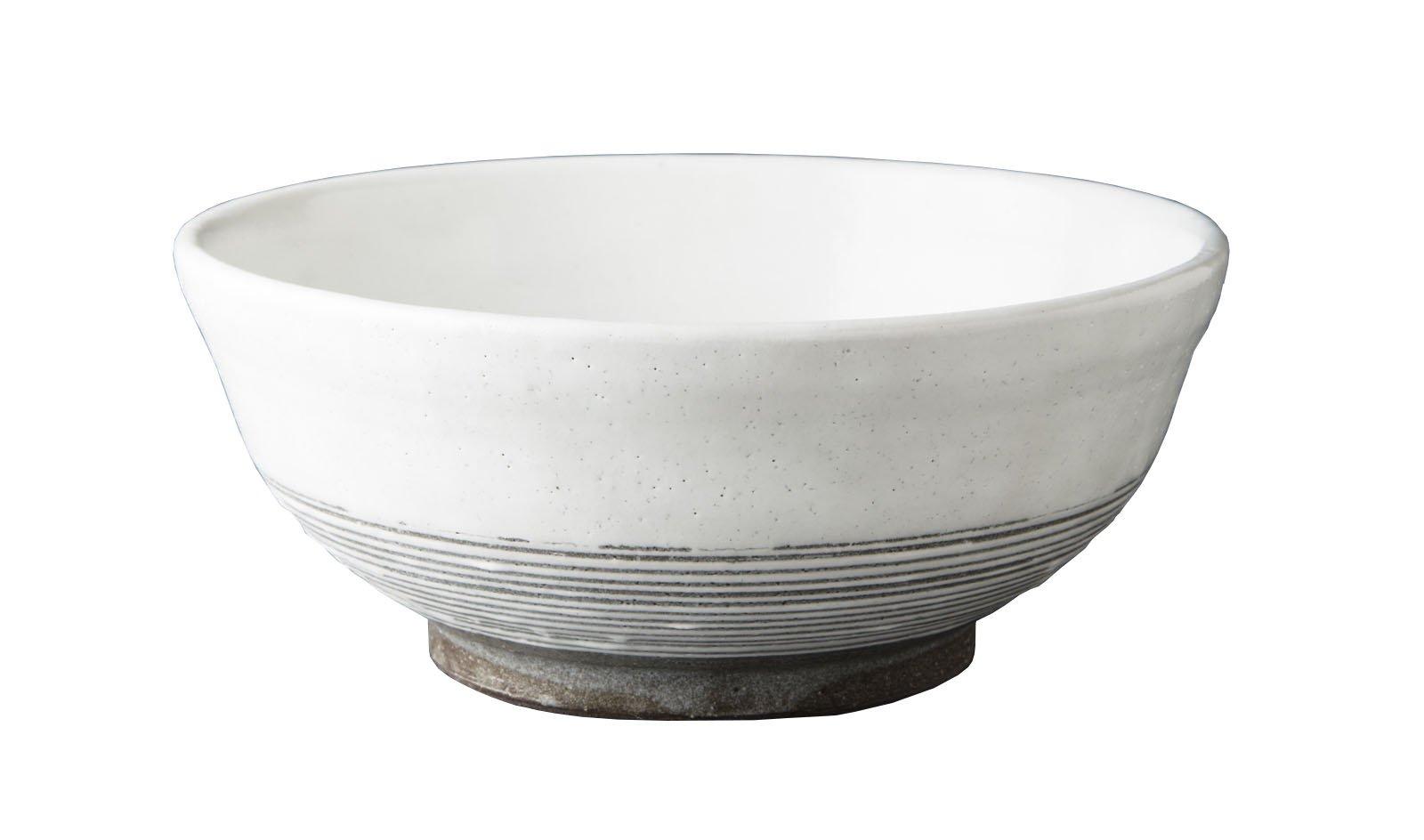

flat bowl diameter 180 x height 75 Morishu-yaki (mm) белый