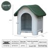 Rainproof Outdoor Dog Kennel for Medium & Large Dogs with Bed - Summer Cat Nest & Dog Cage Villa