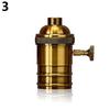 Vintage E26 E27 Hang Light Lamp Bulb Holder Switch Edison Screw Cap Socket Lamp Bases