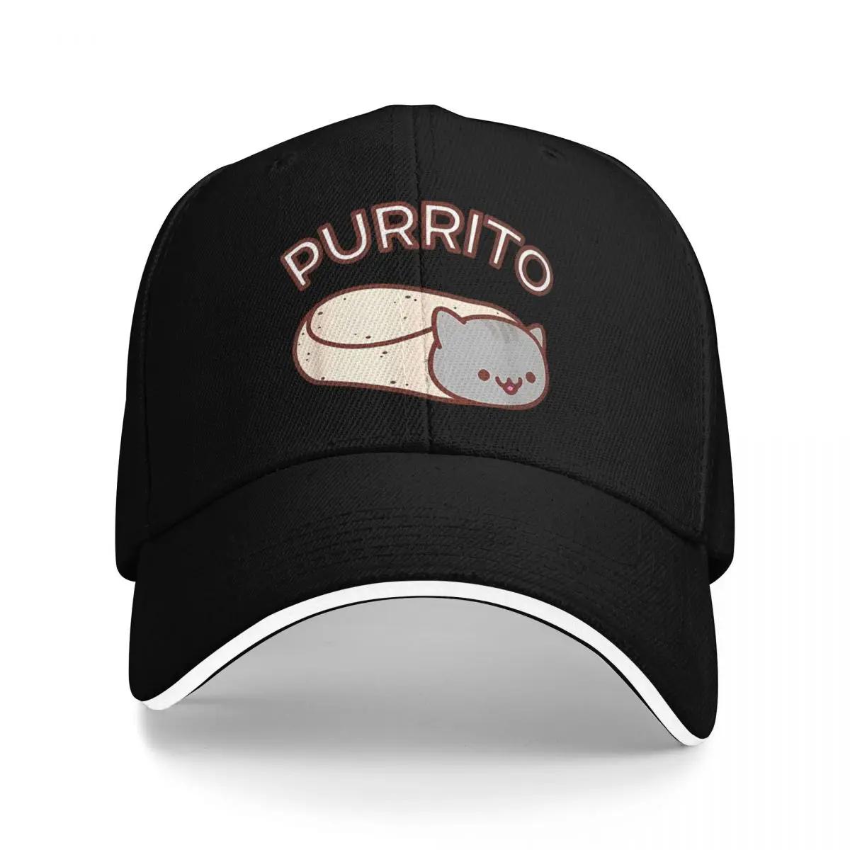 Kawaii Purrito Cat Funny Cool Premium Hat Unisex s Cap Cap For Unisex Summer 2025 One Size