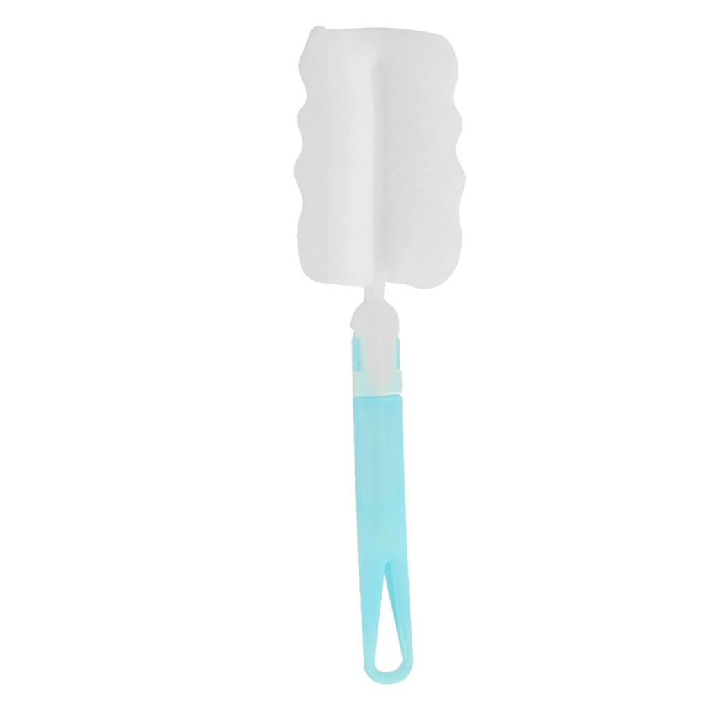 Long Handle Bottle Brush Versatile Sponge Cleaning Brush for Vacuum Cup Feeding Bottle