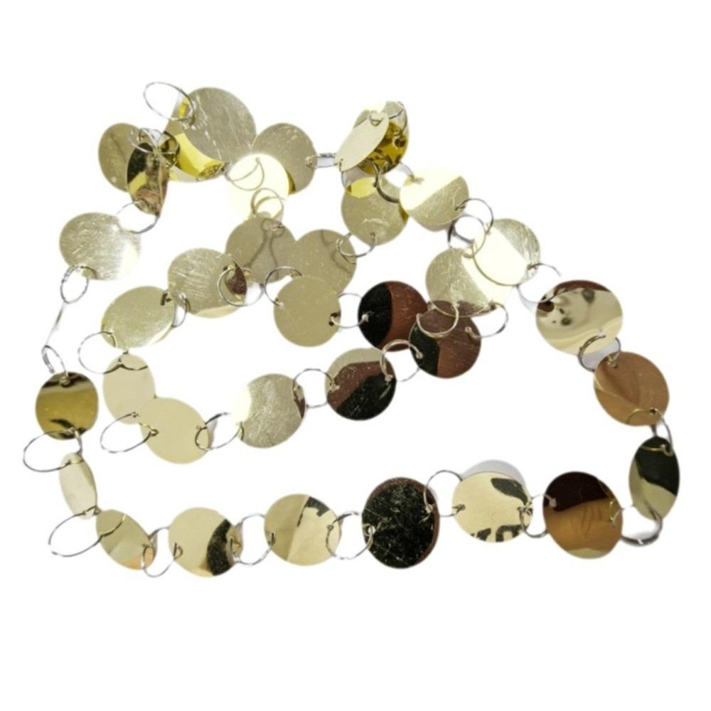 

Gold Silver PVC Sequins Door Curtains Circle Dots Dots Streamers Indoor Home Decoration Hanging Backdrop Golden Garland