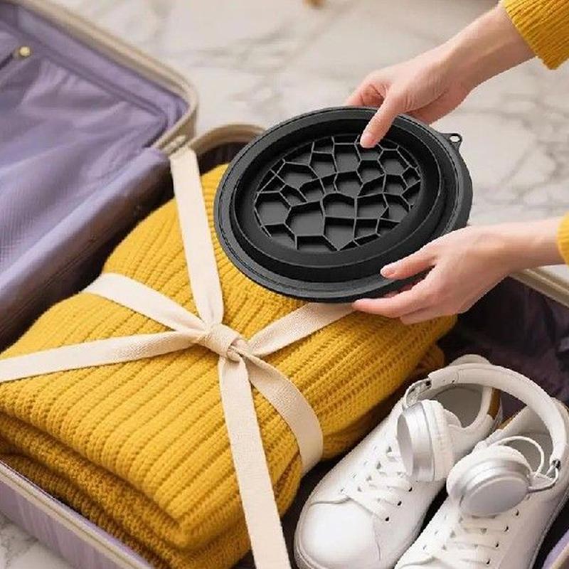 Foldable Face Ice Bath Bowl Facials Plunge Wash Basin Silicone Portable Travel Home Skincare Ice Facials Bath