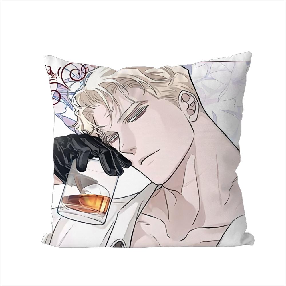 

BL Mmanhwa Pillow Case For Car Sofa Decorative Home Doublesided Print Plush Square Throw Pillow Cushion Cover 30x30cm