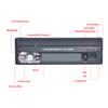 Reakosound Autoradio 1 Din 7'' Touch Screen Lettore multimediale universale per auto con ricevitore radio FM Bluetooth Supporto USB e telecamera posteriore