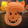 HBASD Halloween LED Kürbis Laterne, Neuheit Blinkende Kürbis Laterne Lampe Spielzeug für Haus Party Zubehör Raum Dekoration Requisiten (G)