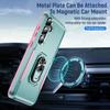 For Samsung Galaxy S25+/S24+ Case Military Grade Ring Kickstand PC + TPU Phone Cover