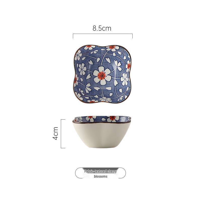Ceramic Cherry Blossom Dipping & Seasoning Dish