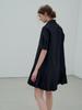 LOYALDECIDE Summer Pleated Dress (Black)