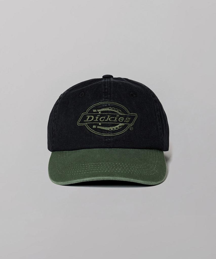 Dickies Washed Mono Logo Ball Cap Washed Black/Green