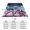 KPop Demon Hunters Anime Warm Blankets  Boy Girl Plush Bedding Throws Novelty Couch Chair Flannel Bedspread Sofa Bed Cover