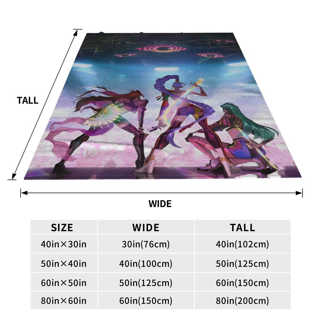 KPop Demon Hunters Anime Warm Blankets  Boy Girl Plush Bedding Throws Novelty Couch Chair Flannel Bedspread Sofa Bed Cover