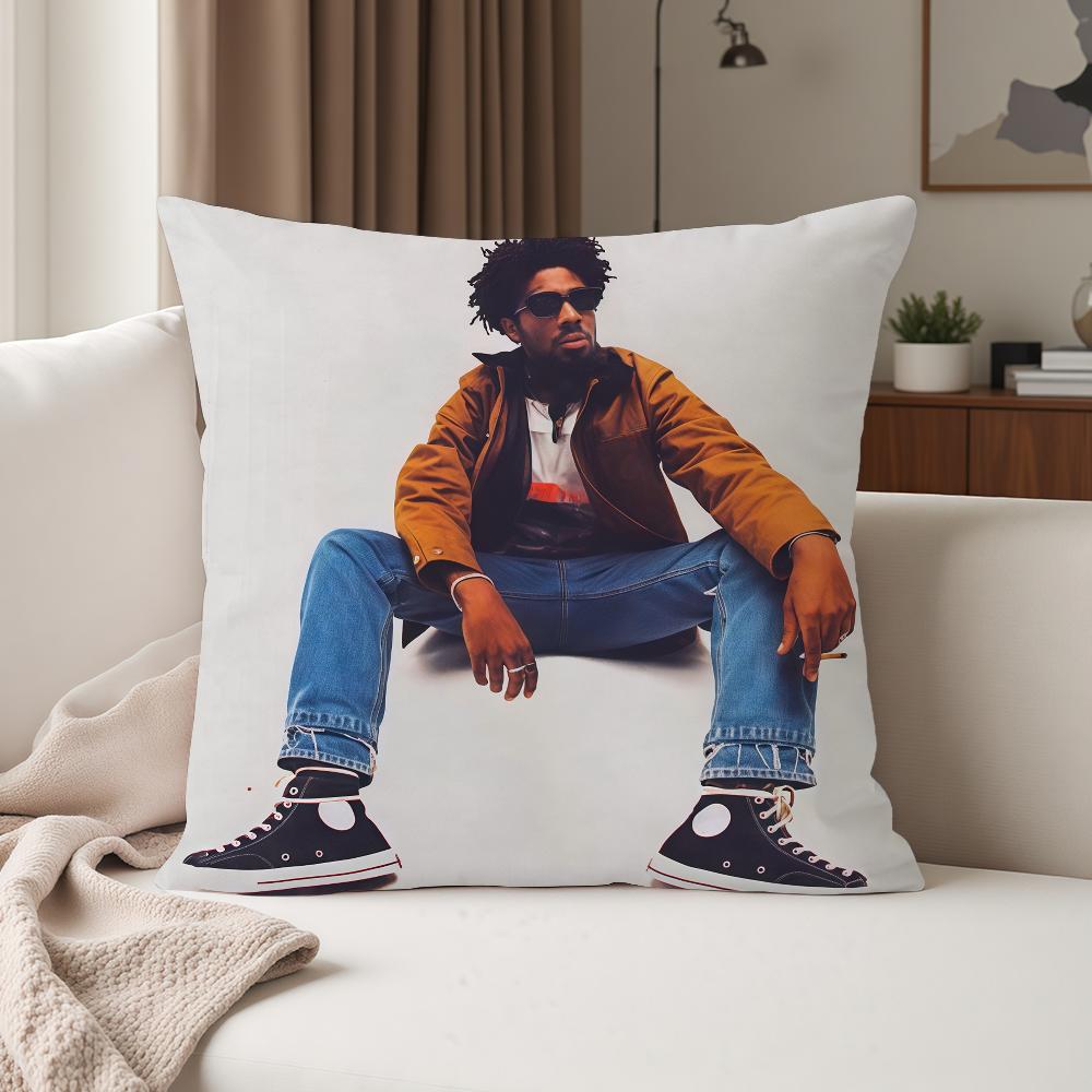 B-brent Faiyaz Wasteland Musik Kissenbezug Geeignet Für Schlafzimmer Wohnzimmer Autos Heimdekoration
