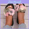 Flower Pattern Womens Slide Sandals With Breathable Eva Sole For Casual Summer Wear