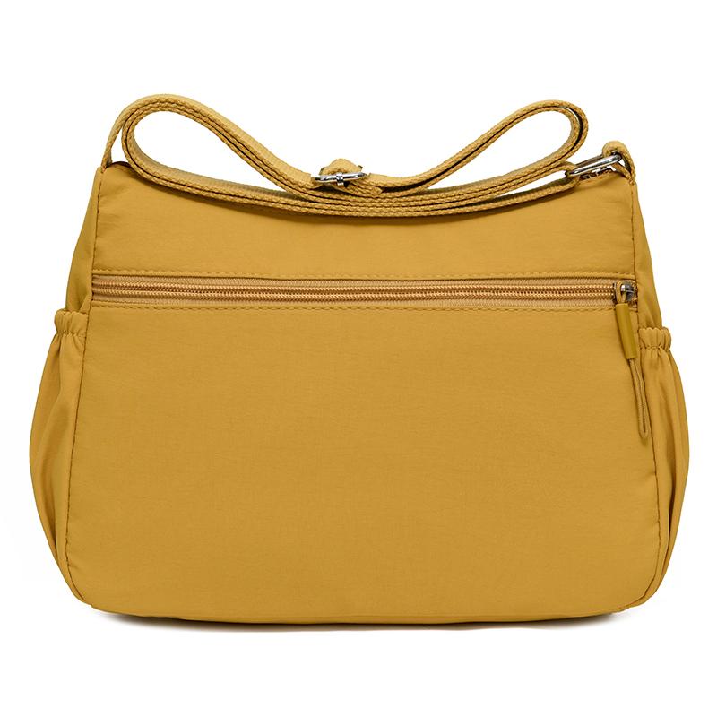 Damen Schultertasche mit großer Kapazität aus wasserabweisendem Nylon, Mehrfachfach-Pendler-Tasche, Umhängetasche